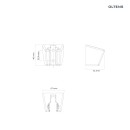 Oltens Saxan EasyClick Gide zestaw prysznicowy chrom 36008100 - uchwyt prysznicowy