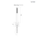 Oltens Sog Gide (S) zestaw prysznicowy chrom 36011100 - rysunek techniczny słuchawki
