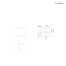 Oltens Sog Gide (S) zestaw prysznicowy chrom 36011100 - rysunek techniczny uchwytu prysznicowego