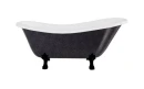 Besco Otylia Glam Grafitowa 160x77 #WKO-160-GGB