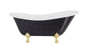 Besco Otylia Glam Grafitowa 160x77 #WKO-160-GGG