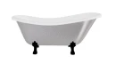 Besco Otylia Glam Srebrna 160x77 #WKO-160-GSB