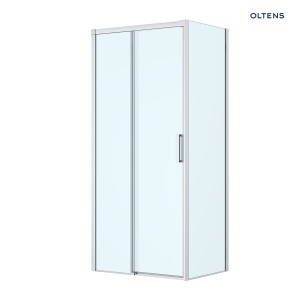 Oltens Breda kabina prysznicowa 100x80 cm prostokątna chrom/szkło przezroczyste 20221100