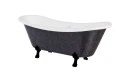 Besco Amelia Glam Grafitowa 190x77 #WKA-190+GGB