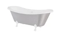 Besco Amelia Glam Srebrna 190x77 #WKA-190+GSW