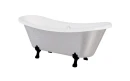 Besco Amelia Glam Srebrna 190x77 #WKA-190+GSB