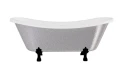 Besco Amelia Glam Srebrna 190x77 #WKA-190+GSB