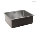 Zlewozmywak stalowy 1-komorowy Oltens Stalvask 54x44 stal polerowana 71101100 z przelewem, z syfonem, bez otworu na baterię