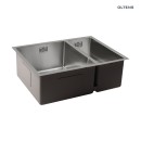 Zlewozmywak stalowy 1,5-komorowy Oltens Stalvask 58x44 stal polerowana 71200100 z syfonem, bez otworu na baterię