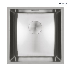 Oltens Hydda zlewozmywak stalowy 1-komorowy 44x44 stal szlachetna polerowana 71103100
