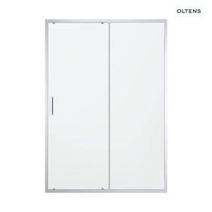 Oltens Fulla drzwi prysznicowe 110 cm wnękowe chrom błyszczący/szkło przezroczyste 21201100