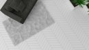 WOW Chevron Floor B Ice White Matt 9,8x52,2