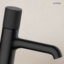 Oltens Hamnes bateria umywalkowa stojąca czarny mat 32202300