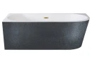 Besco Zoya Glam Grafitowa Lewa 170x80 #WA-170-ZLGC