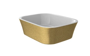 Besco Assos Glam Złota 40x50x15 #UMD-A-NBZ umywalka nablatowa