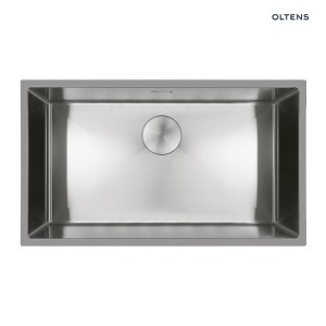 Oltens Hydda zlewozmywak stalowy 1-komorowy 76x44 stal szlachetna polerowana 71105100