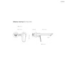 Oltens Vernal bateria umywalkowa podtynkowa kompletna chrom 32104100 - rysunek techniczny