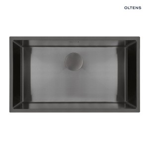 Oltens Hydda zlewozmywak stalowy 1-komorowy 76x44 czarny 71105300