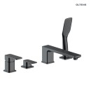 Oltens Hadsel bateria wannowo-prysznicowa nawannowa 4-otworowa grafit 34203400