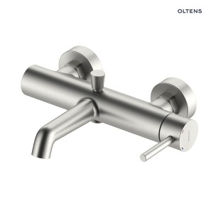 Oltens Molle bateria wannowo-prysznicowa ścienna nikiel 34112910