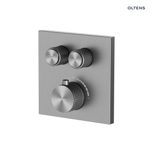Oltens Onega (S) bateria wannowo-prysznicowa podtynkowa termostatyczna grafit 34602400