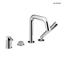 Oltens Rann bateria wannowo-prysznicowa 4 otworowa nawannowa chrom 34205100