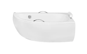 Besco Milena Premium 150x70 prawa #WAM-150-NP$ wanna narożna do zabudowy z zagłówkiem i uchwytami