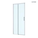 Oltens Breda drzwi prysznicowe 100 cm chrom/szkło przezroczyste 21213100