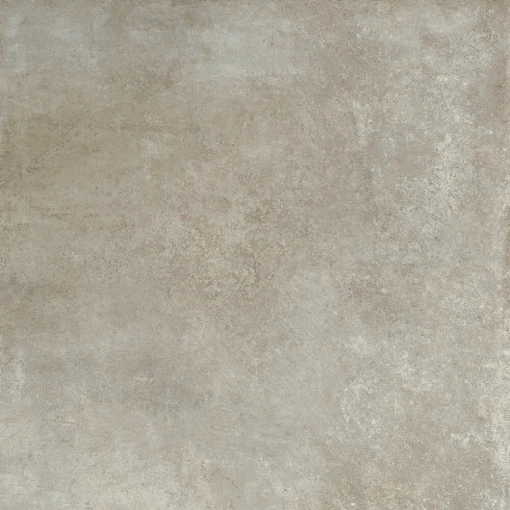 Płytka gresowa imitująca beton, w kolorze beżowym z odcieniem szarości, matowa powierzchnia Caesar Step In Taupe Matt 60x60