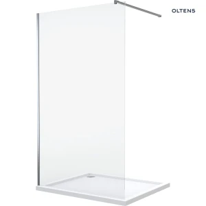 Oltens Vida ścianka prysznicowa 100 cm chrom połysk/szkło przezroczyste 22003100
