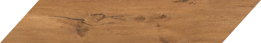 Płytka gresowa drewnopodobna z wyraźnym rysunkiem słojów, w kolorze brązowym, matowa, naturalna powierzchnia Caesar Step Arthis Natur Chevron 20x120 idealne do tworzenia eleganckich wzorów jodełki na podłogach i ścianach