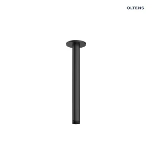 Oltens Aera ramię prysznicowe sufitowe 15 cm czarny mat 39405300