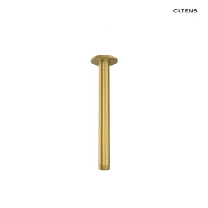 Oltens Aera ramię prysznicowe sufitowe 25 cm złoty połysk 39404800