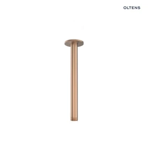 Oltens Aera ramię prysznicowe sufitowe 15 cm miedź szczotkowana 39405610
