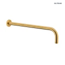 Oltens Lagan ramię deszczownicy 40 cm okrągłe złoto szczotkowane 39402810