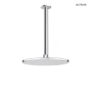 Oltens Atran deszczownica 22x22 cm okrągła z ramieniem sufitowym Aera chrom 36084100