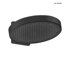 Oltens Regna deszczownica okrągła 32 cm czarny mat 37009300