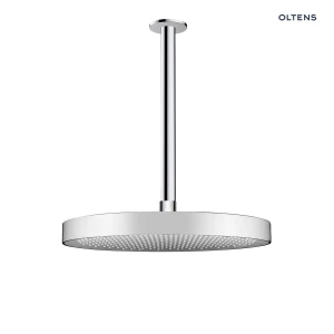 Oltens Regna deszczownica 32x32 cm okrągła z ramieniem sufitowym Aera chrom 36083100