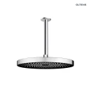 Oltens Vann deszczownica 26x26 cm okrągła z ramieniem sufitowym Aera chrom 36091100