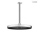 Oltens Vann deszczownica 26x26 cm okrągła z ramieniem sufitowym Aera chrom 36086100