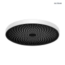 Oltens Vann deszczownica 26x26 cm okrągła z ramieniem sufitowym Aera chrom 36086100 - deszczownica