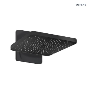 Oltens Vann (S) Krafta deszczownica prysznicowa z ramieniem czarny mat 36040300