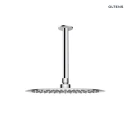 Oltens Vindel deszczownica 25 cm okrągła z ramieniem sufitowym Aera chrom 36082100