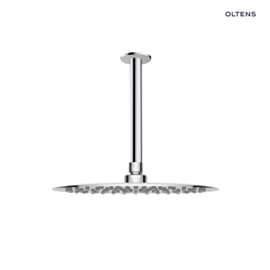 Oltens Vindel deszczownica 25 cm okrągła z ramieniem sufitowym Aera chrom 36082100