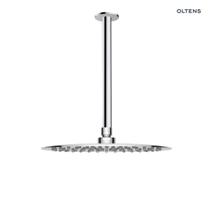 Oltens Vindel deszczownica 25 cm okrągła z ramieniem sufitowym Aera chrom 36081100