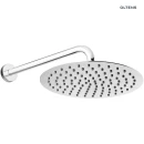 Oltens Vindel Lagan deszczownica 25 cm okrągła z ramieniem ściennym chrom 36012100