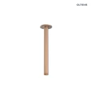 Oltens Vindel deszczownica 30x30 cm okrągła z ramieniem sufitowym Aera miedź szczotkowana 36082610 - ramie deszczownicy