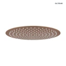 Oltens Vindel deszczownica 30x30 cm okrągła z ramieniem sufitowym Aera miedź szczotkowana 36081610 - deszczownica
