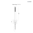 Oltens Sog słuchawka prysznicowa chrom 37103100  - rysunek techniczny