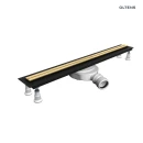 Oltens Langan Slim odpływ prysznicowy liniowy 60 cm złoto połysk/złoto szczotkowane 30009800